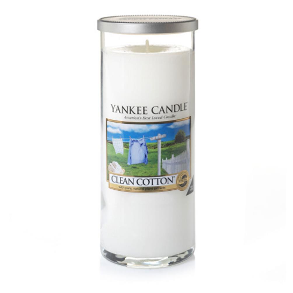 Yankee Candle Clean Cotton Large Pillar Candle £17.59